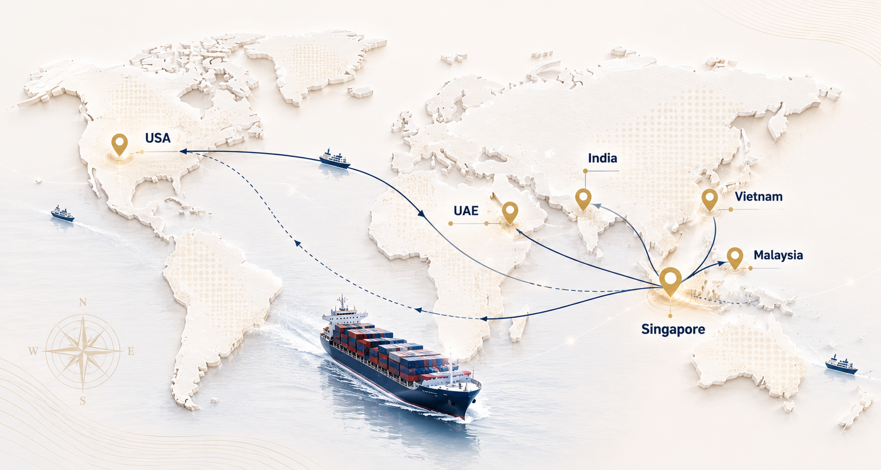 RM Venture global presence map